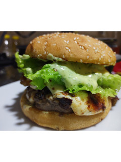 Una foto de Hamburguesa casera