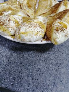 صورة لوصفة قطايف 🥟 بالكريمه والعسل 😋