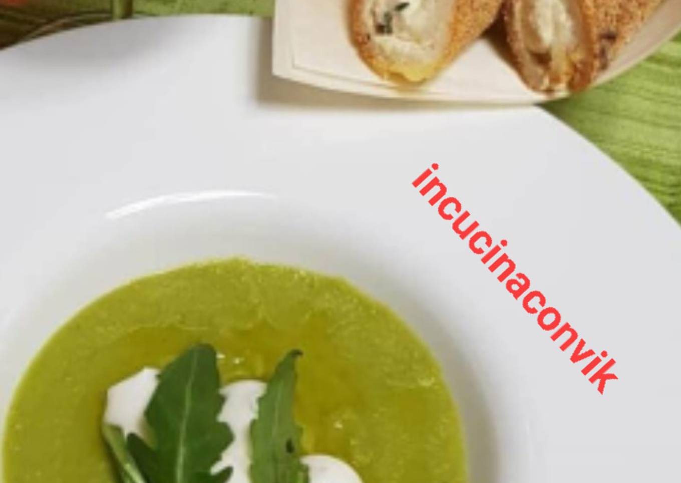 Vesi di Piselli, goat-shaped cross polenta: