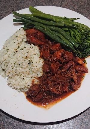 A picture of Slow Cooker Hawaiian Sweet chicken.