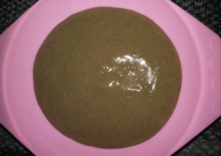 Bubur ati ayam+aneka sayur (mpasi6bulan)