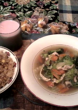 A picture of Healthy stamina soup.