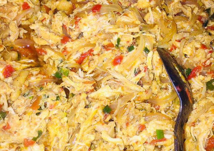 Shredded chicken sauce