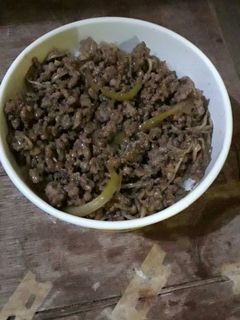 Foto resep Beef teriyaki simple