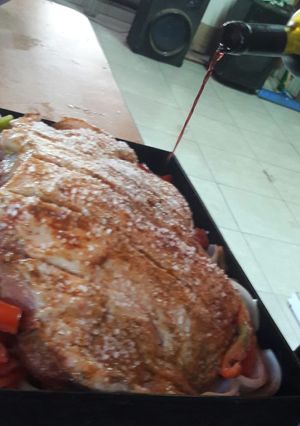 Una foto de Pulpa de cerdo al horno