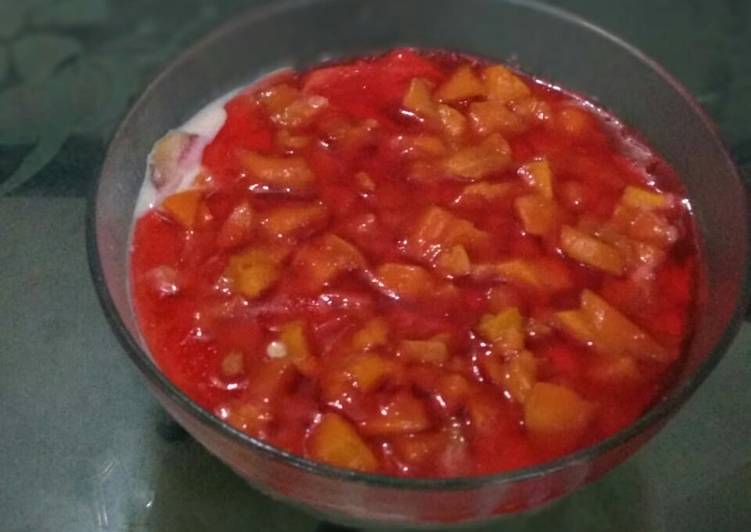 Recipe of Yummy Fruit trifle