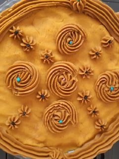 عکسی از دستور حلوا زعفرانی مجلسی