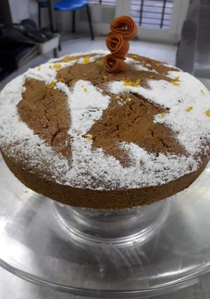 Una foto de Carrot cake