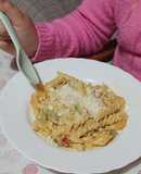 Pasta con pollo sabor burritos