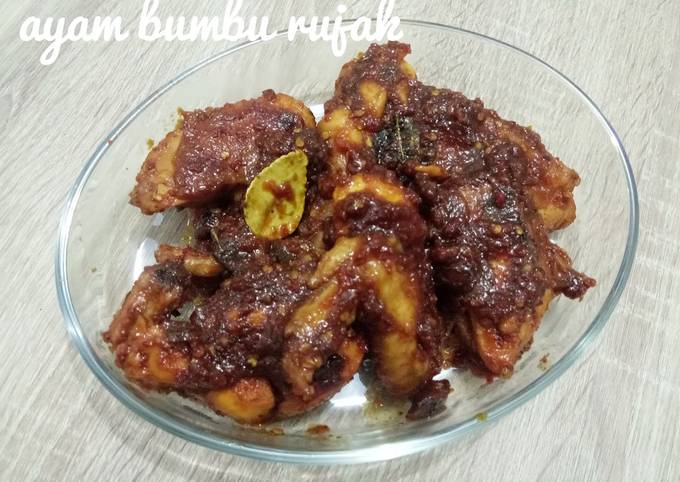 Cara Gampang mengolah Ayam bumbu rujak Anti Gagal