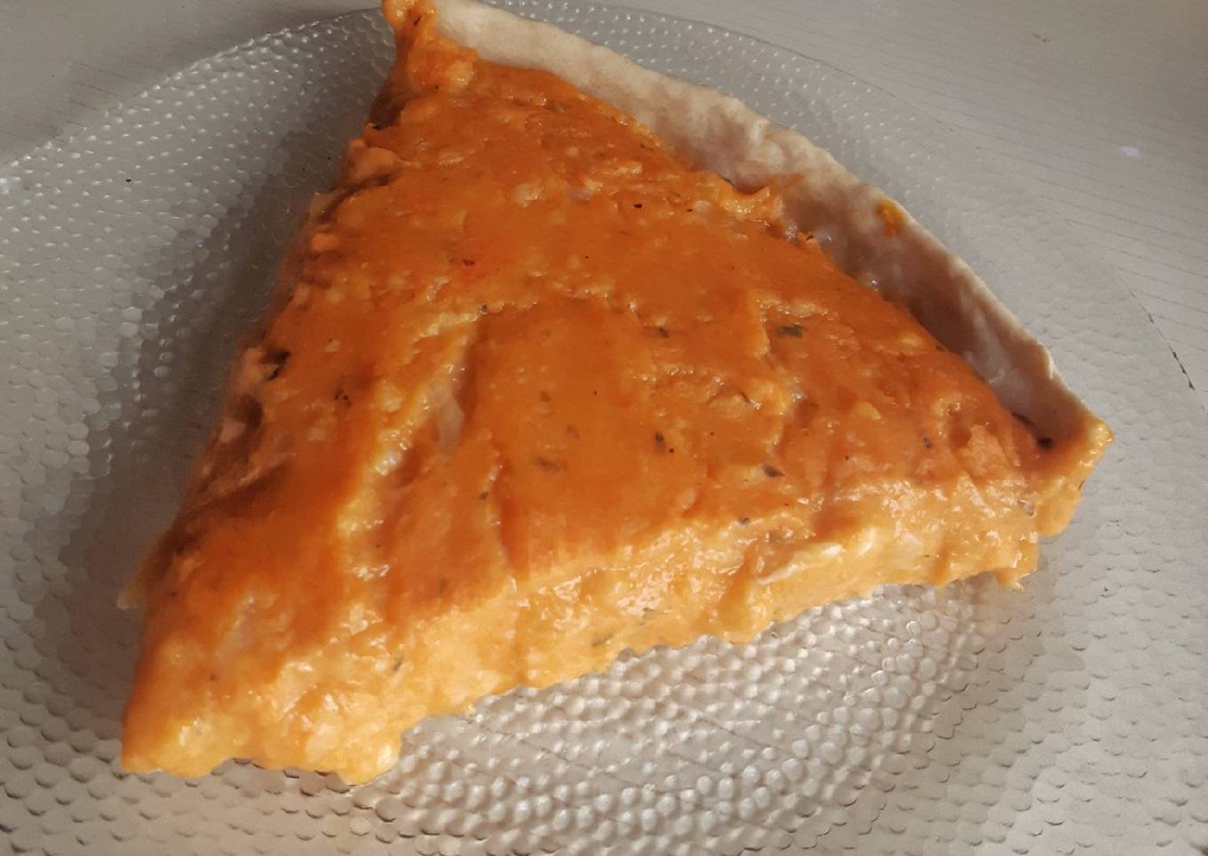 Tarta de calabaza y salsa Blanca cremosa🥧