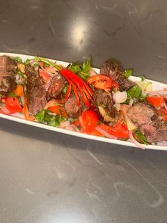 A picture of Thai Beef Salad - Yum Nua - SPICY :P.