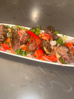A picture of Thai Beef Salad - Yum Nua - SPICY :P.