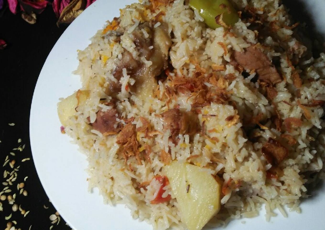 Beef yakhni polau 😍😍