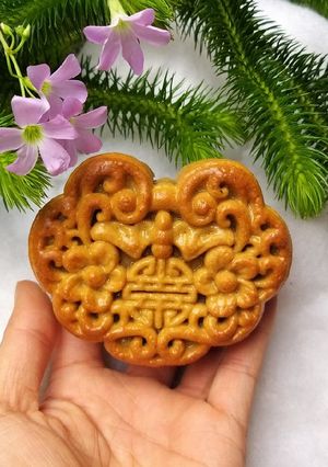 Hình của món Bánh trung thu yến mạch.