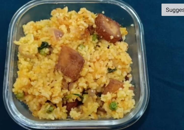 Recipe of Super Quick Homemade Radish Pulav/Mullangi Rice