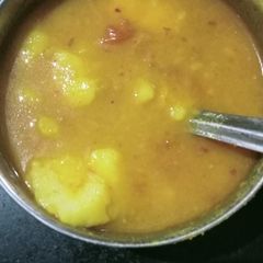 A picture of Aalu ki sabji.