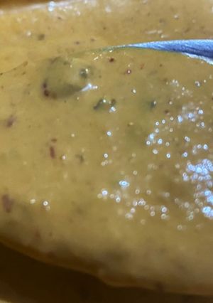 Una foto de Salsa aderezo de chile morita y ajo