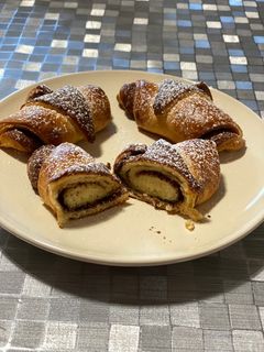 Nutellás mini croissan🥐 recept fotója