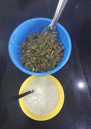 A picture of Winter dish hara lehsan.
