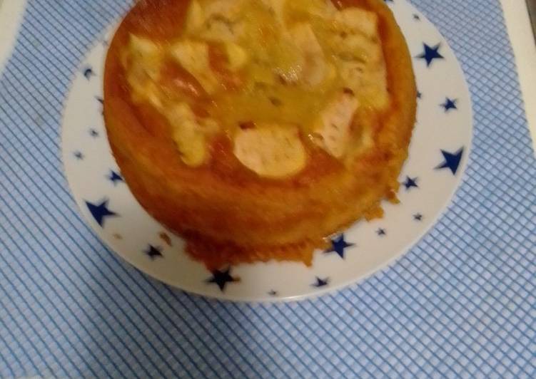 Bizcocho de yogurt y manzana