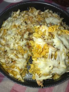 صورة لوصفة باستا الجبن والدجاج