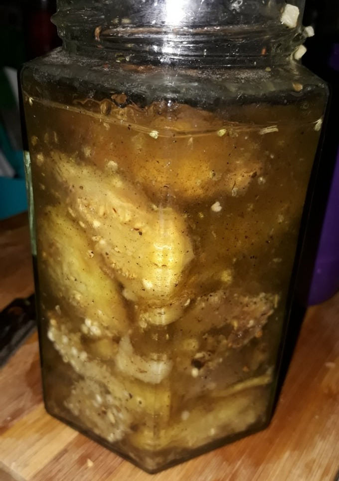 Una foto de Berenjenas al escabeche