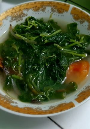 Foto resep Tumis bayam berkuah