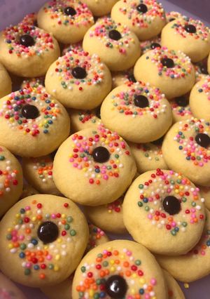 Foto resep Rainbow Donut Chocochips Cookies😘