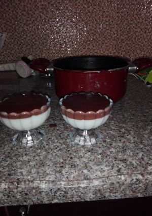 صورة لوصفة مهلبية مع كاكاو