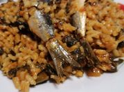 Una foto de arroz avellanas