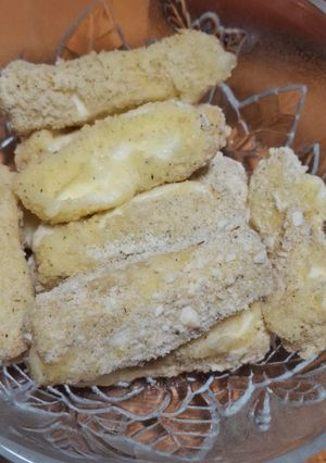 Una foto de Dedos de queso panela en air fryer Receta #600