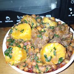 A picture of Beans plantain portage.