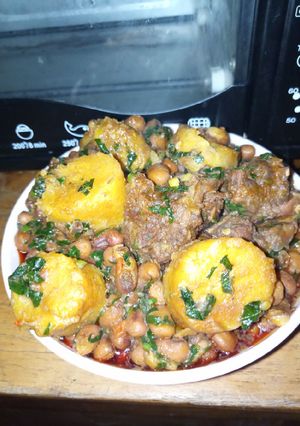 A picture of Beans plantain portage.