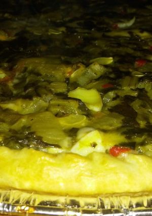 Una foto de Tarta de verdura s/ tapa