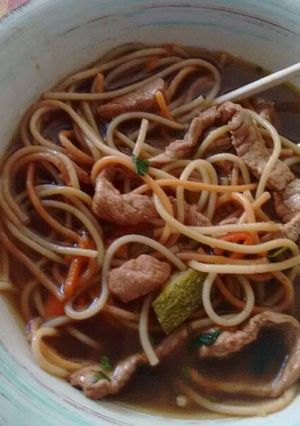 Una foto de Sopa Ramen. ॐ