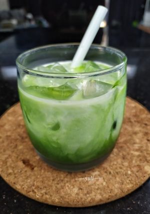 Foto resep Ice green tea latte