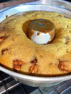 صورة لوصفة كيك التفاح والجوز