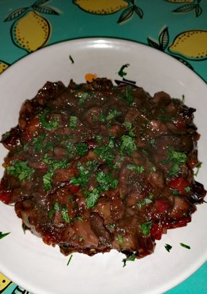 O poză a rețetei Tocăniță cu legume.
