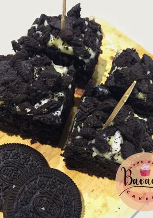 Foto resep Brownies Vanilla Oreo