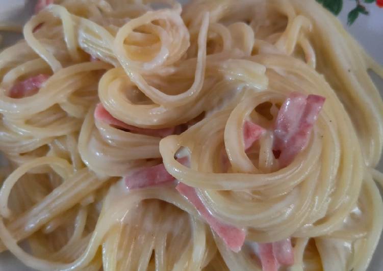 YUK DICOBA! Resep Spaghetti Carbonara Sederhana dan Enak