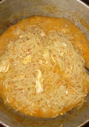 Foto resep Seblak mie telur