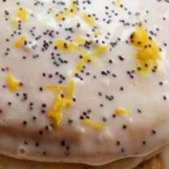 A picture of Lemon poppy seed pancakes.