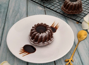 A picture of Nutmeg Double Chocolate Muffins.