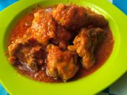 Gambar ayam bumbu merah