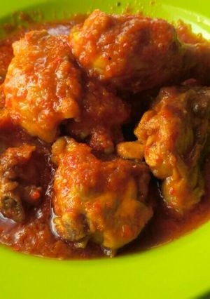 Foto resep Ayam bumbu merah