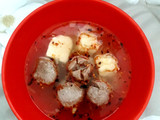 Sop bakso tahu siomay mudah