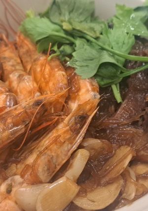 รูปของ กุ้งอบวุ้นเส้น มือใหม่หัดทำ (ไม่ใส่ผงชูรส/ผงนัว/ผงปรุงรส)