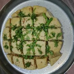 A picture of Corn Dhokla.