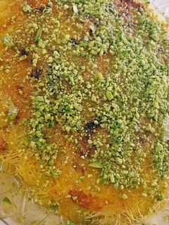 صورة لوصفة كنافه بالجبن والقشطه